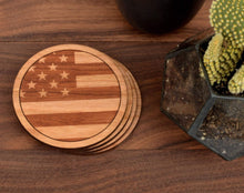 Load image into Gallery viewer, American Flag Coasters
