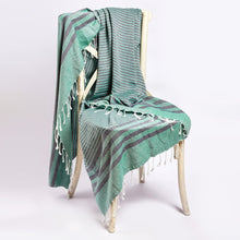 Load image into Gallery viewer, Fethiye Blanket Throw - Green
