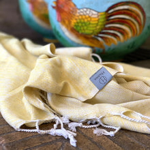 Load image into Gallery viewer, Yalova Ultra Soft Marbled Blanket Throw - Yellow
